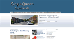 Desktop Screenshot of kingandqueenapts.com
